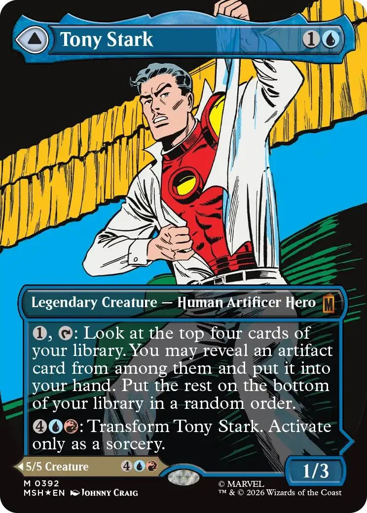 Tony Stark (Borderless) (0392) (392) (Marvel Super Heroes)