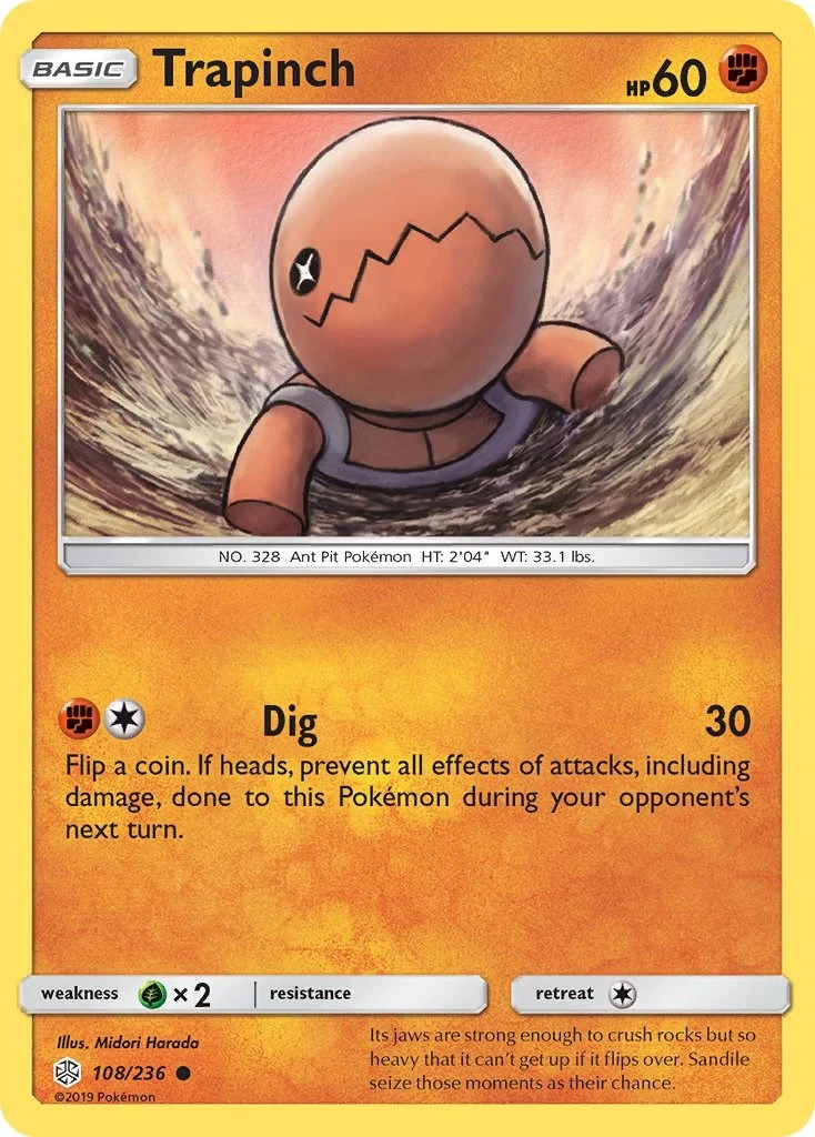Trapinch (108/236) (SM - Cosmic Eclipse)