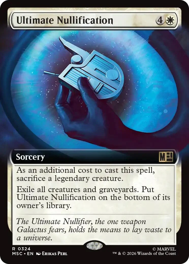 Ultimate Nullification (Extended Art) (324) (Commander: Marvel Super Heroes)