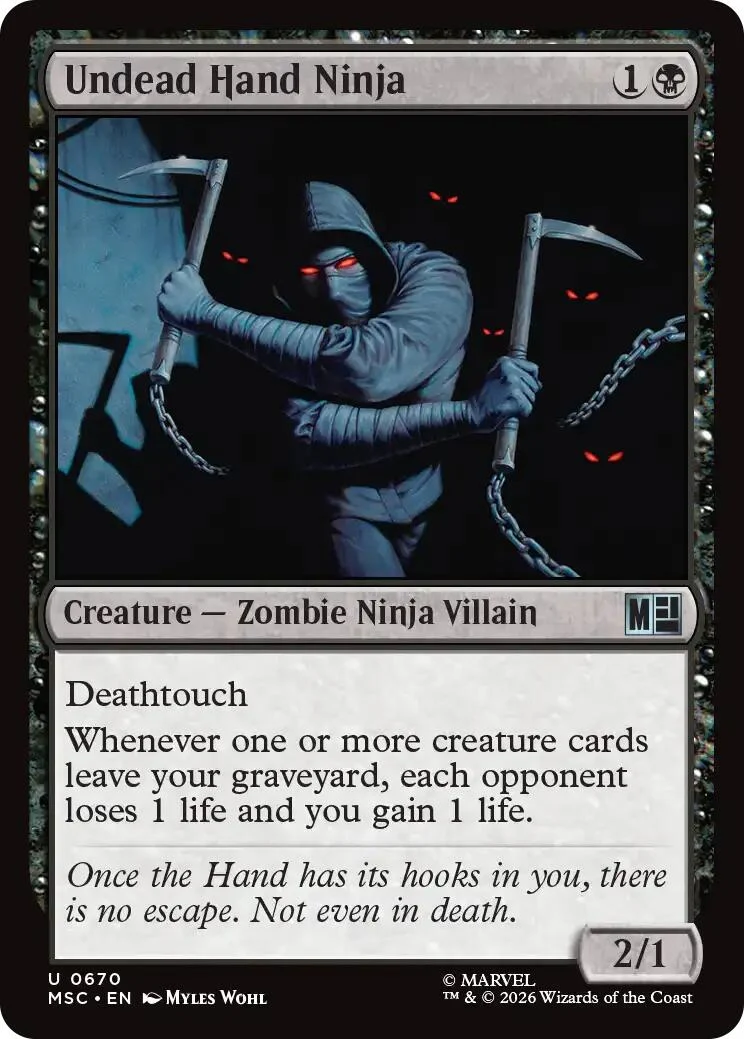 Undead Hand Ninja (670) (Commander: Marvel Super Heroes)