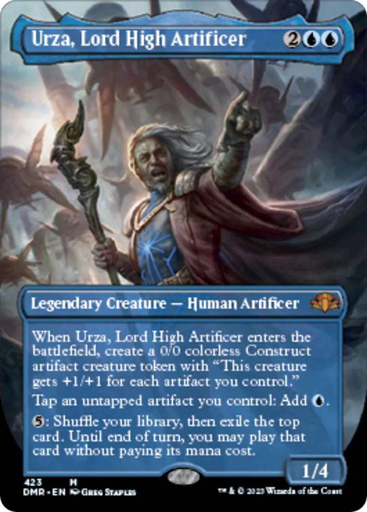 Urza, Lord High Artificer (Borderless) (423)