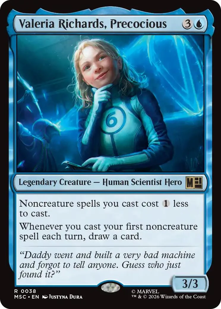 Valeria Richards, Precocious (38) (Commander: Marvel Super Heroes)