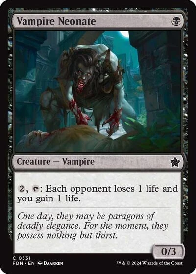 Vampire Neonate (531) (Foundations)