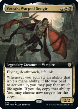 Verrak, Warped Sengir (Extended Art) (92)