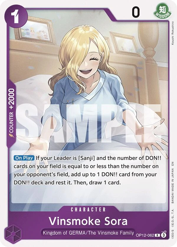 Vinsmoke Sora (OP12-062) (Legacy of the Master)