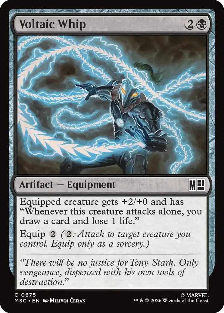 Voltaic Whip (675) (Commander: Marvel Super Heroes)