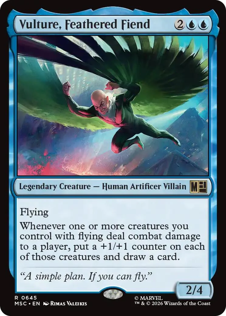Vulture, Feathered Fiend (645) (Commander: Marvel Super Heroes)