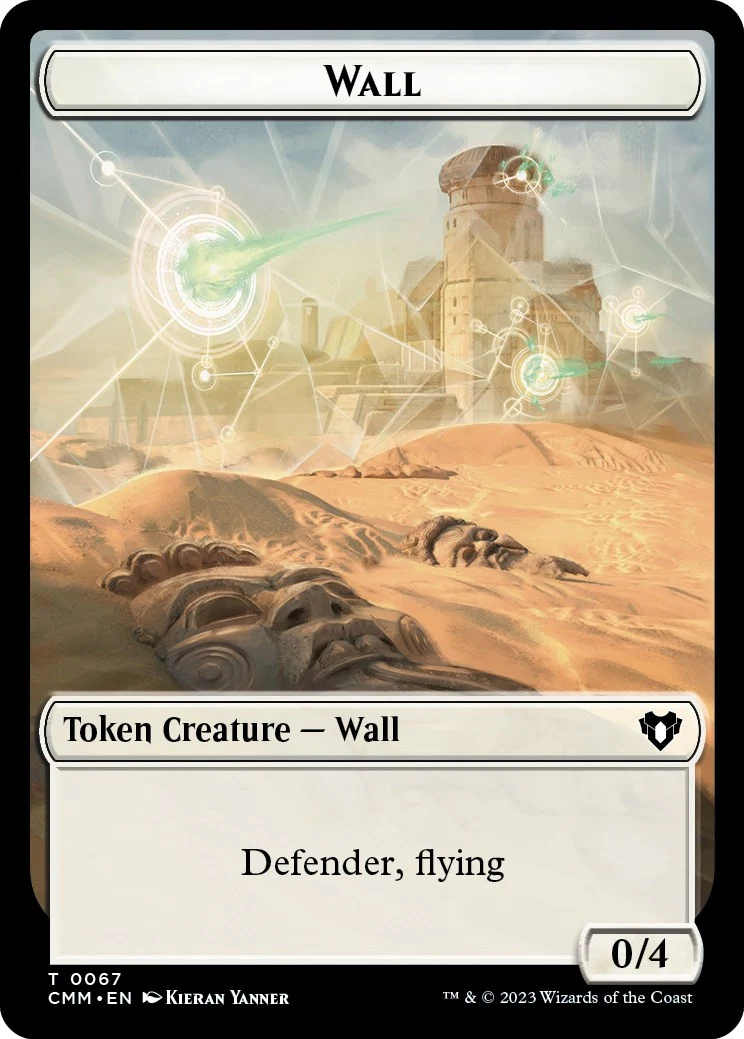 Wall // Kor Ally Double-Sided Token (67 // 64) (Commander Masters)
