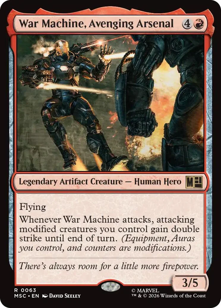 War Machine, Avenging Arsenal (63) (Commander: Marvel Super Heroes)