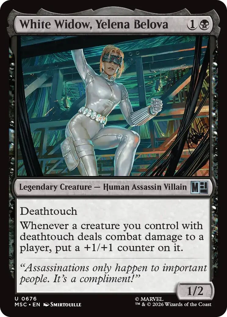 White Widow, Yelena Belova (676) (Commander: Marvel Super Heroes)