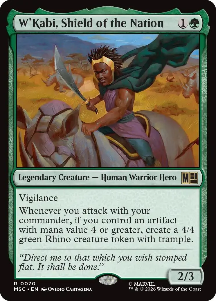 W'Kabi, Shield of the Nation (70) (Commander: Marvel Super Heroes)