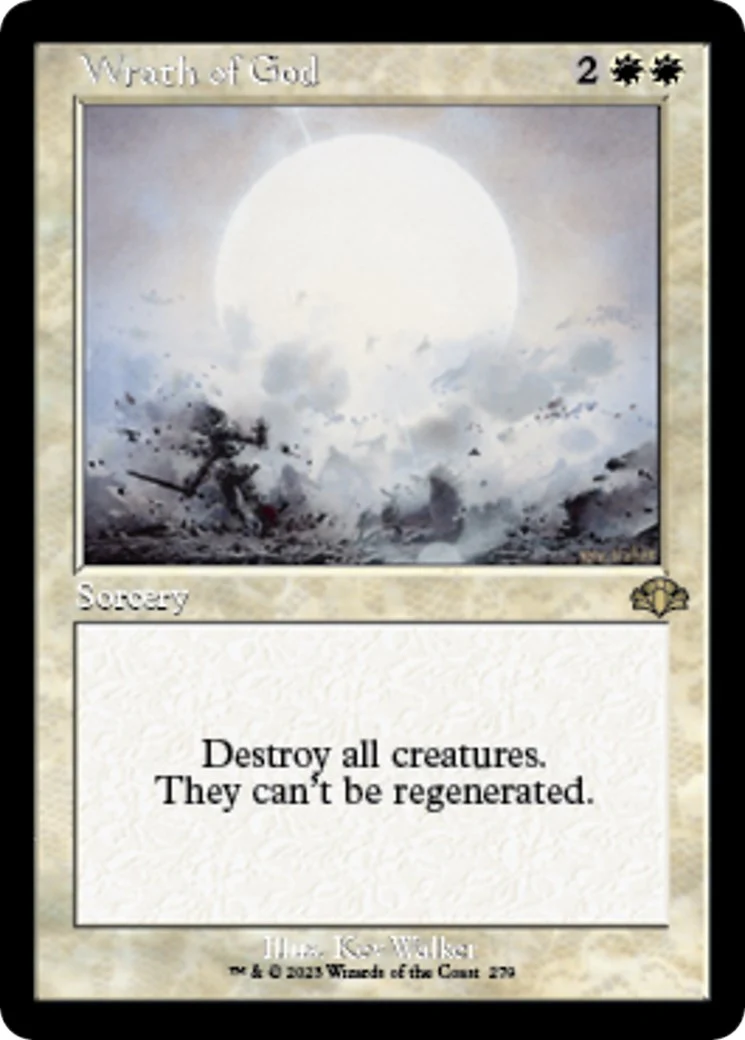 Wrath of God (Retro Frame) (279)