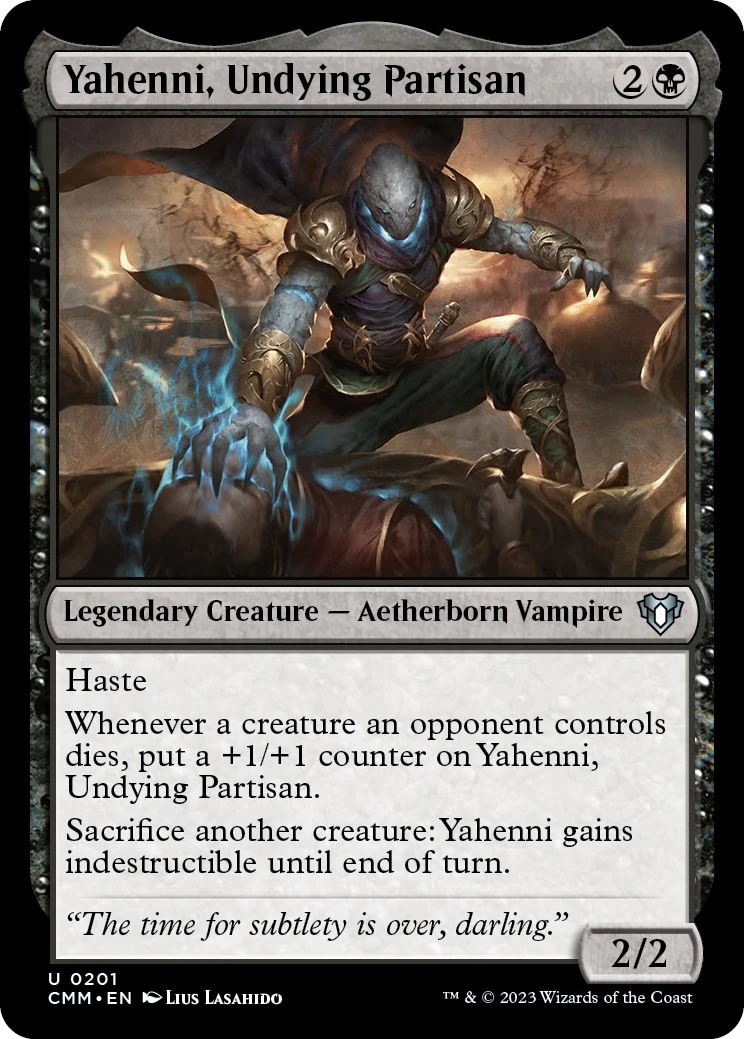 Yahenni, Undying Partisan (201) (Commander Masters)