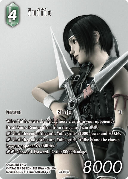 Yuffie (Full Art) (28-054L) (Dreamlike Oceans)