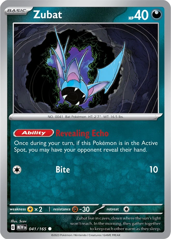 Zubat (041/165) (SV: Scarlet & Violet 151)